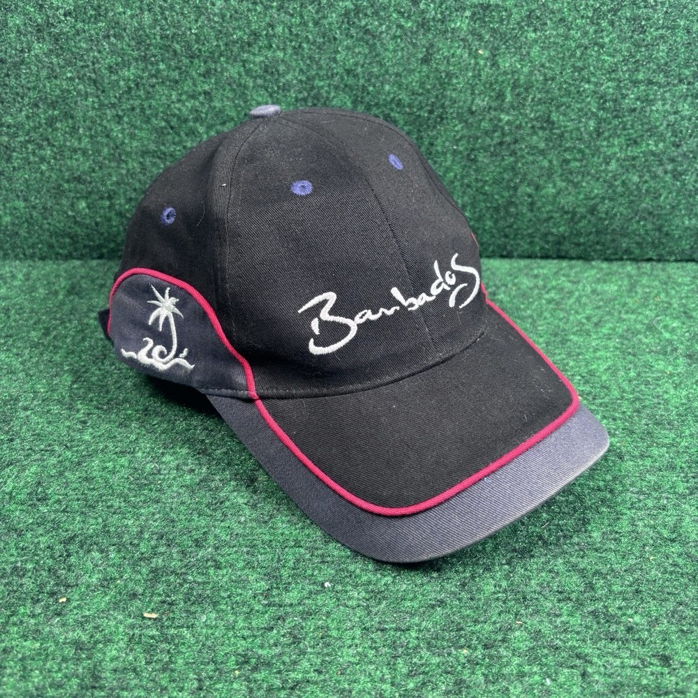 Barbados Black/Red HedAKE Baseball Hat